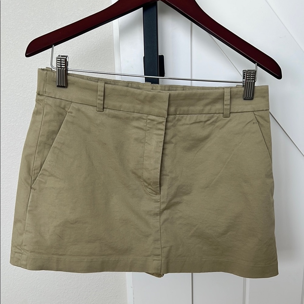 BNWT Abercrombie & Fitch khaki Mini Skort